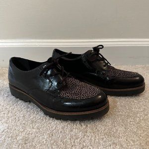 Remonte Chunky Loafers Shoes with Purple Detail